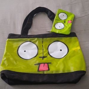 Invader Zim tote bag